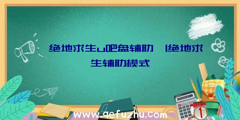 「绝地求生u吧盘辅助」|绝地求生辅助模式